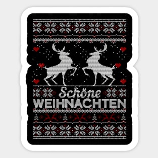 Ugly christmas Gift Schöne Weihnachten Sticker